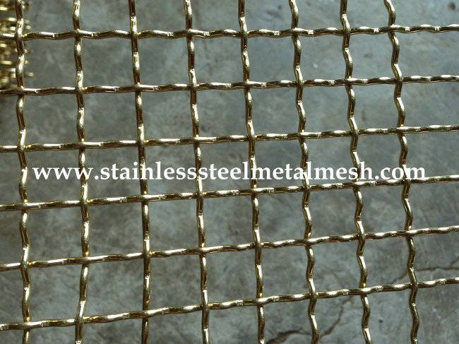 Brass Crimped Wire Mesh
