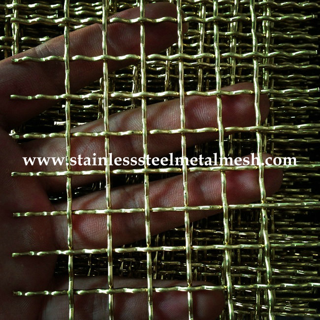 Brass Crimped Wire Mesh