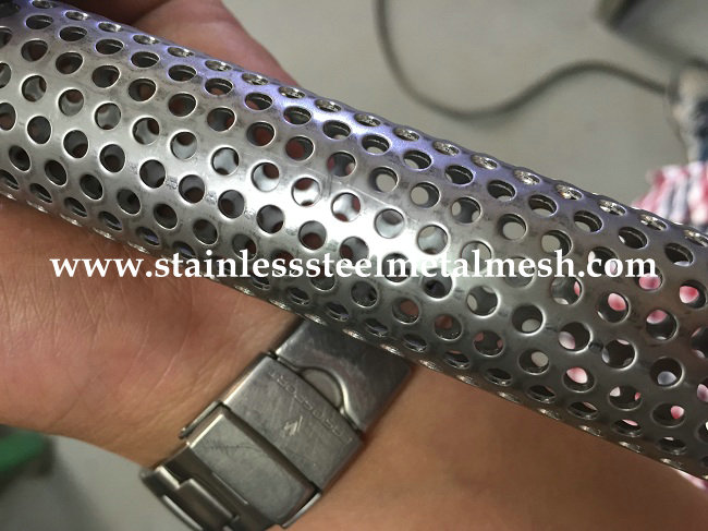 Stainless Steel Round Hole Filter Tube