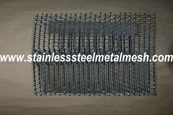 BWG10 (3.25mm Wire Dia.) Crimped Wire Mesh Aperture Size 20mm