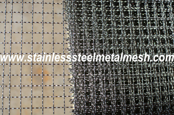 BWG20 (0.91mm Wire Dia.) Crimped Wire Mesh Aperture Size 10mm